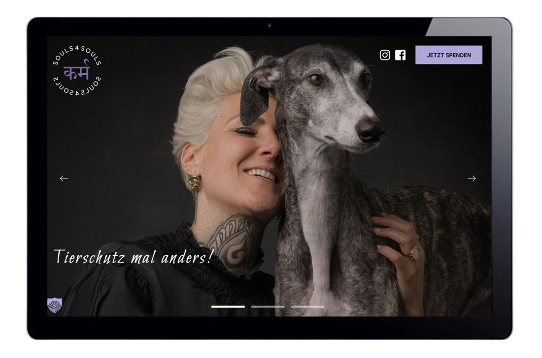 webdesign hamburg souls4souls tierschutz